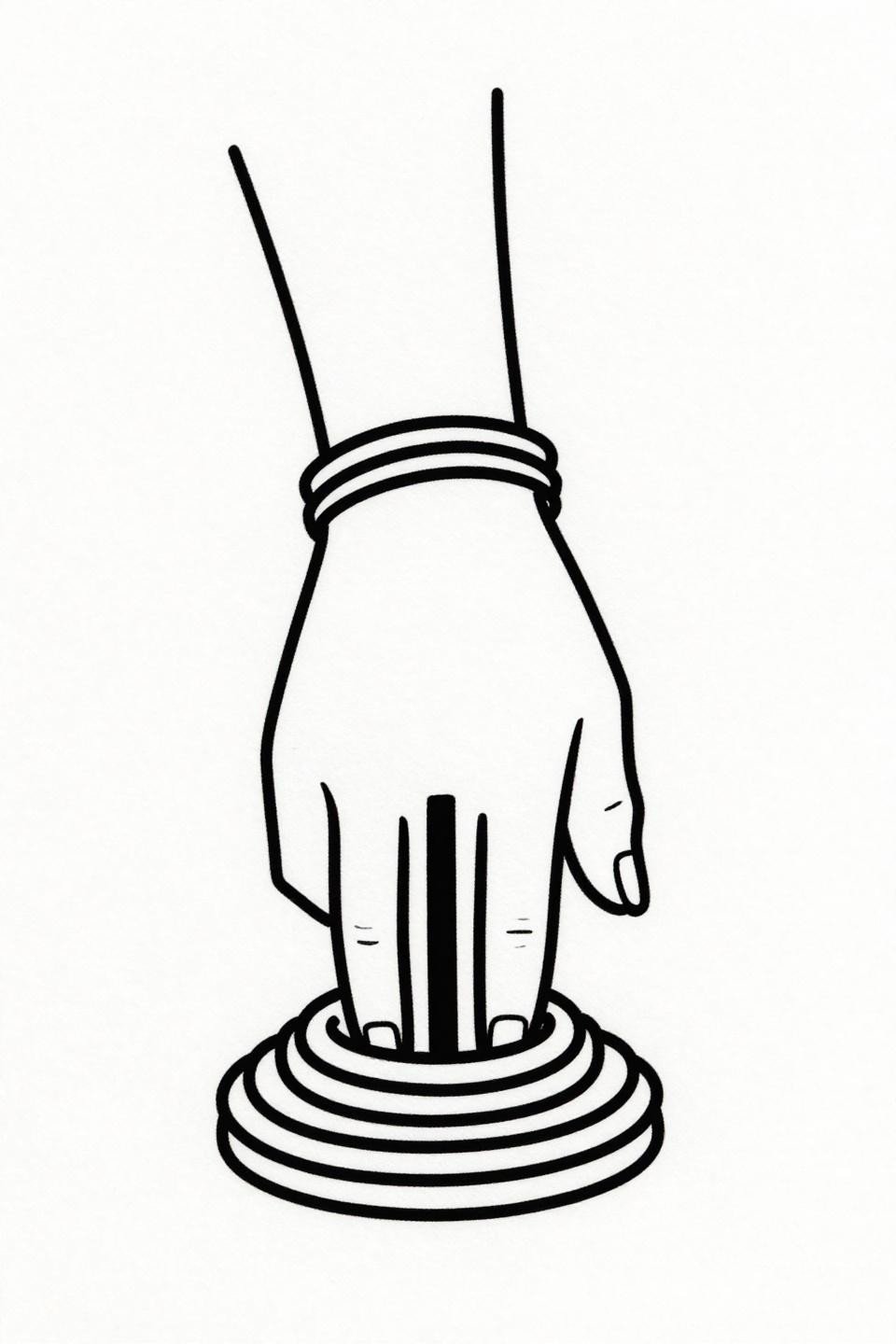 Trendy mehendi designs micro minimalist blackwork geometric mehndi finger tattoo flash, stacked angular rings single finger bold 2pt outlines concentric rectangular wrist anchor bands negative space