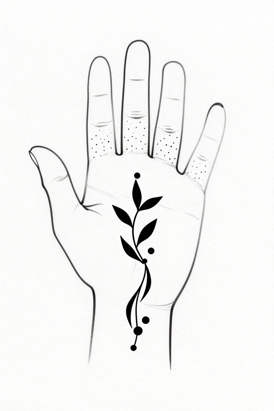 Latest simple mehndi designs new dotwork minimalist front palm 60 percent density central palm thinning fingertips single 0.4mm geometric vine 45-degree angles tight dot clusters
