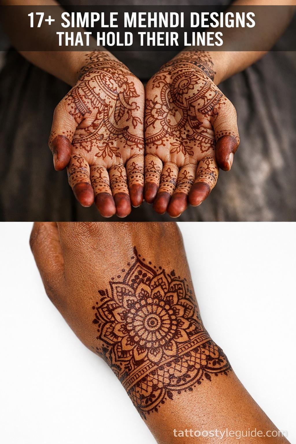 17+ Latest Simple Mehndi Designs That Transcend Trends