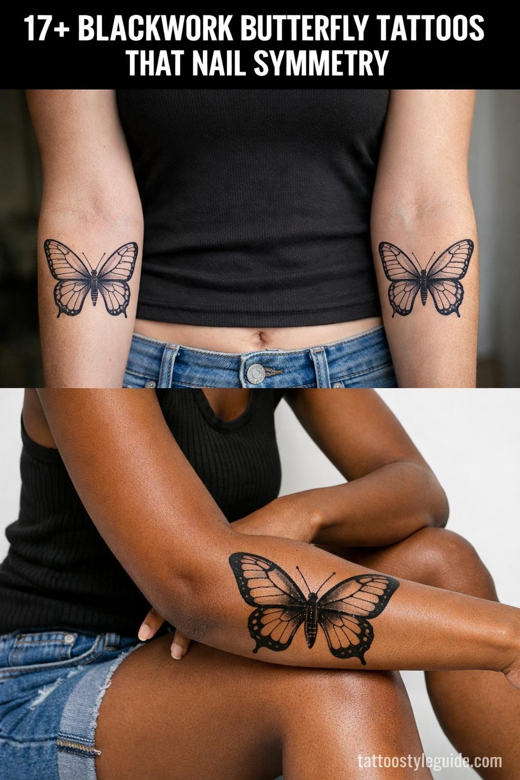 17+ Borboleta Tattoos That Nail Symmetry on Real Skin