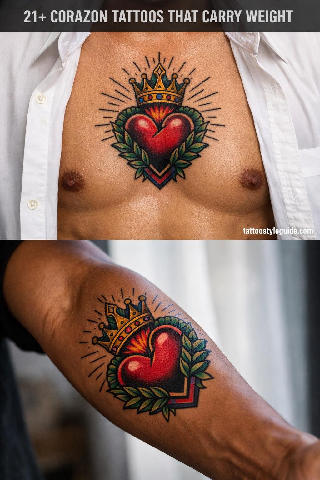 21+ Corazon Tattoos That Carry Real Symbolic Weight