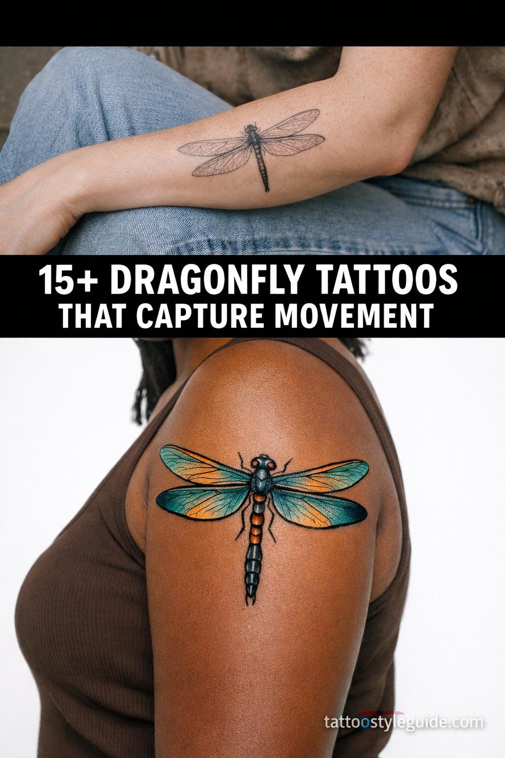 15+ Dragonfly Tattoos That Capture Movement in Still Ink