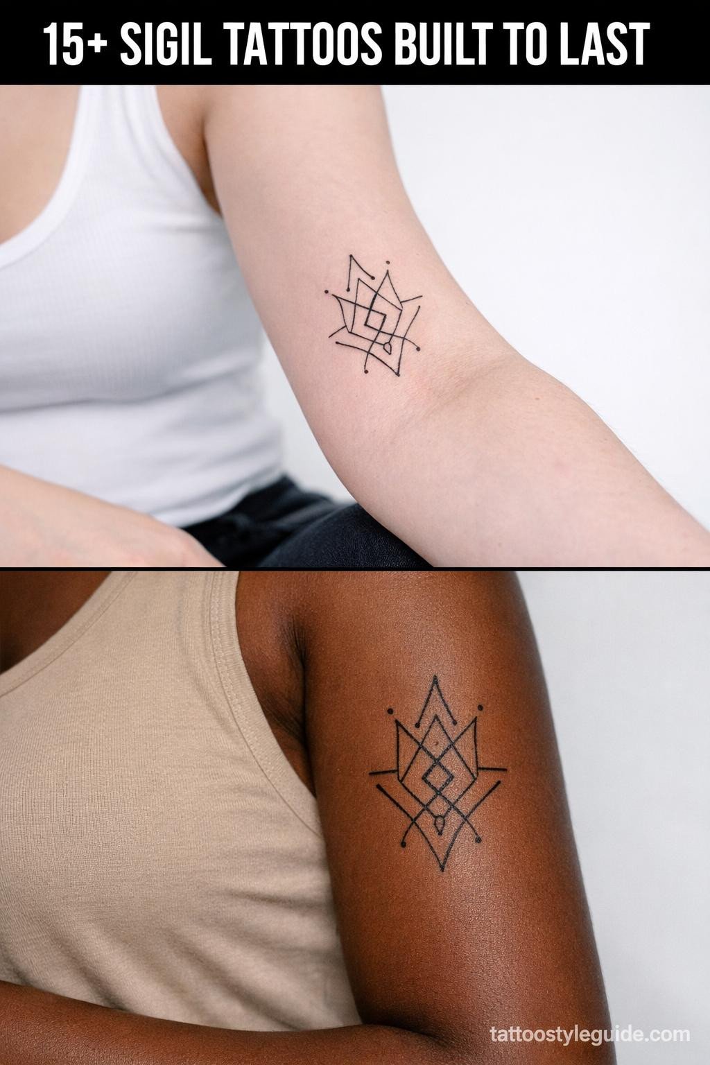 15+ Sigil Tattoos That Actually Channel What You Meant