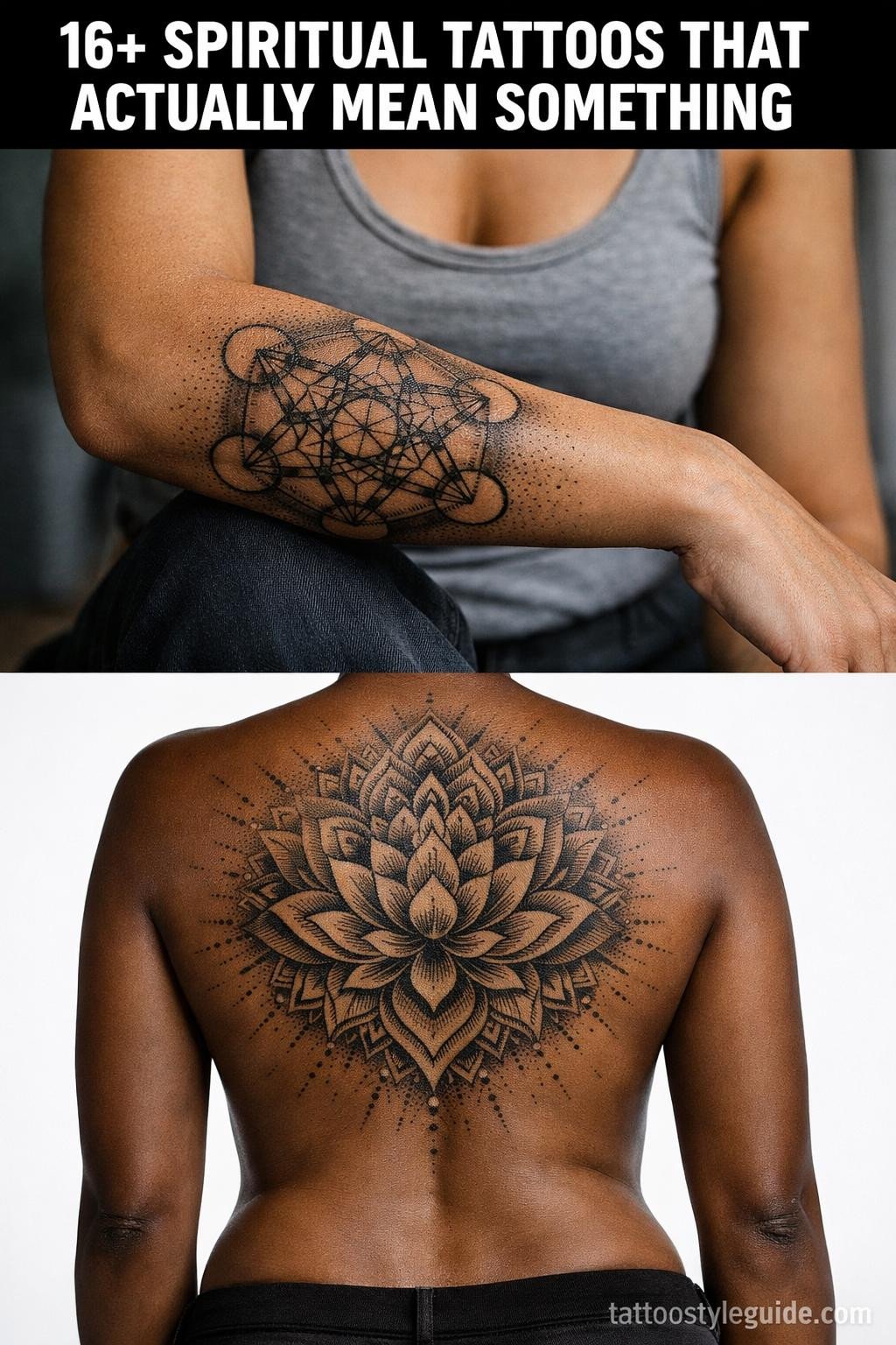 16+ Spiritual Tattoos That Actually Mean Something to You