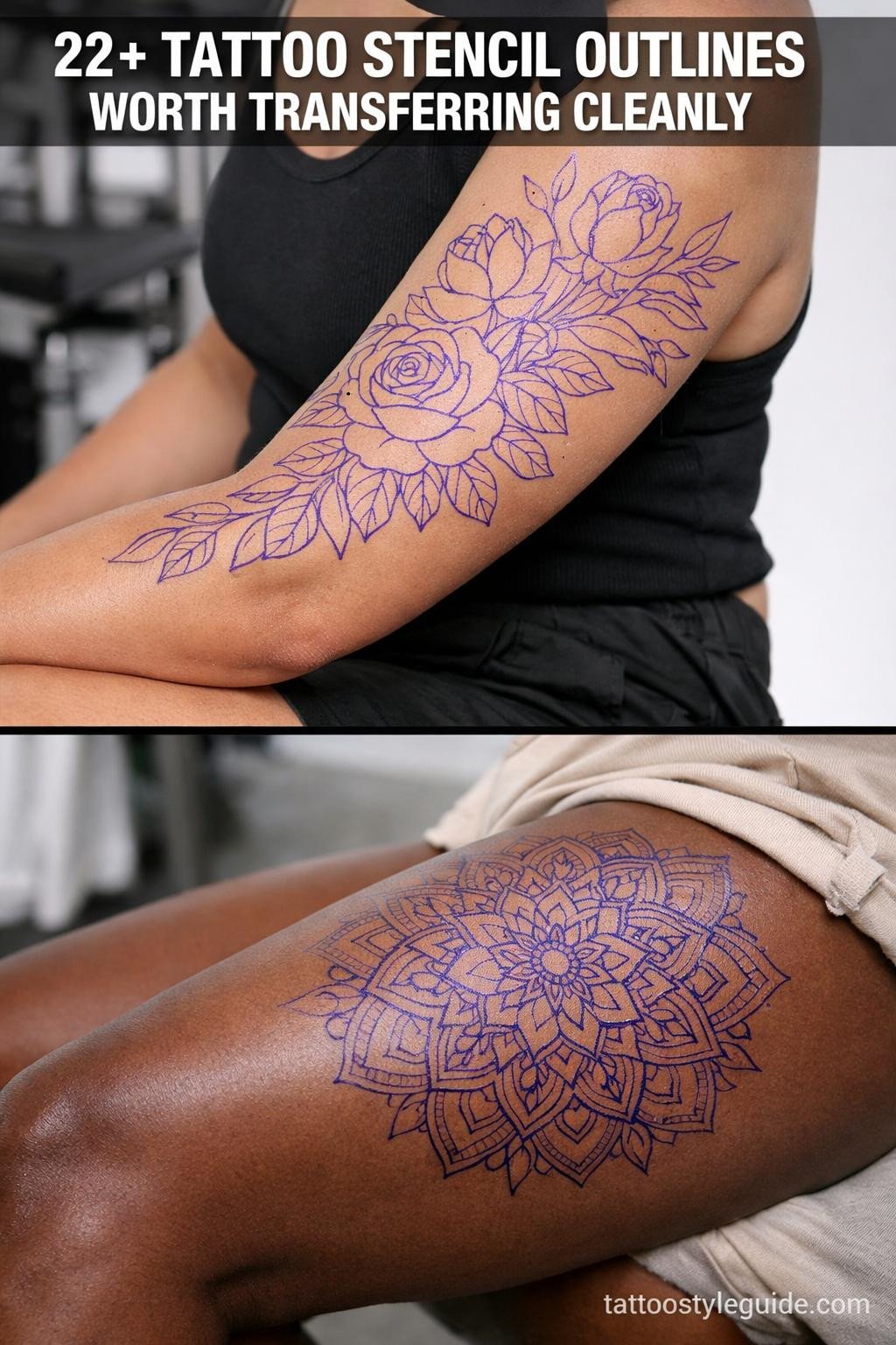 22+ Tattoo Stencil Outlines Worth Transferring Cleanly