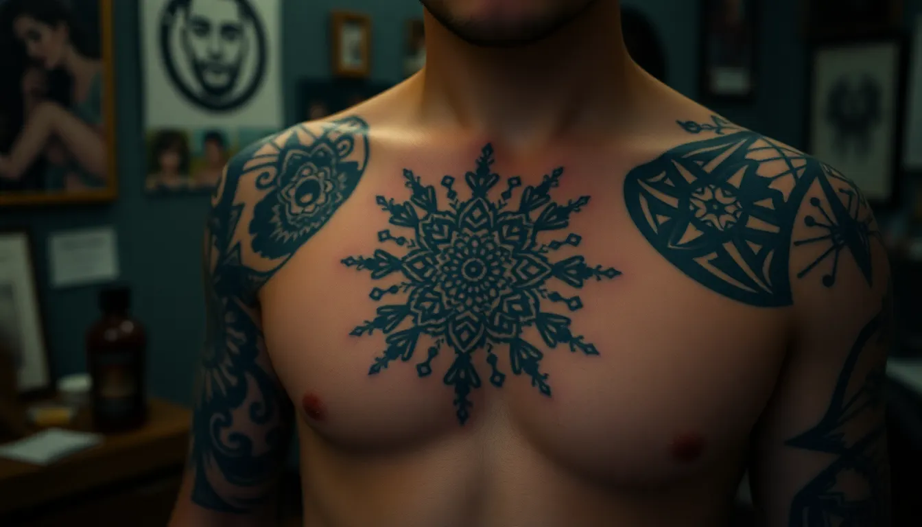 Blackwork and Geometric Tattoos: Dotwork, Mandala, Sacred Geometry and Aftercare for Saturated Ink