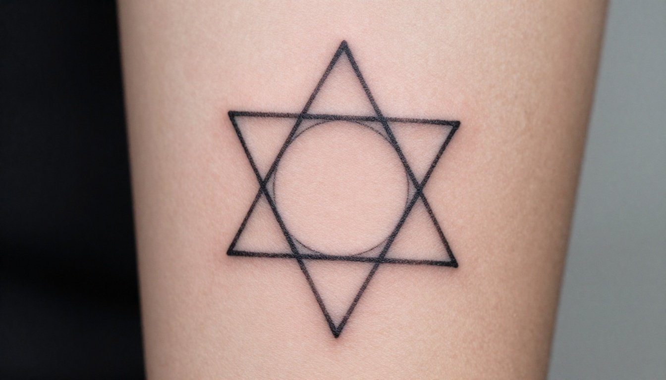 18+ Minimalist Geometric Tattoos That Skip the Filler