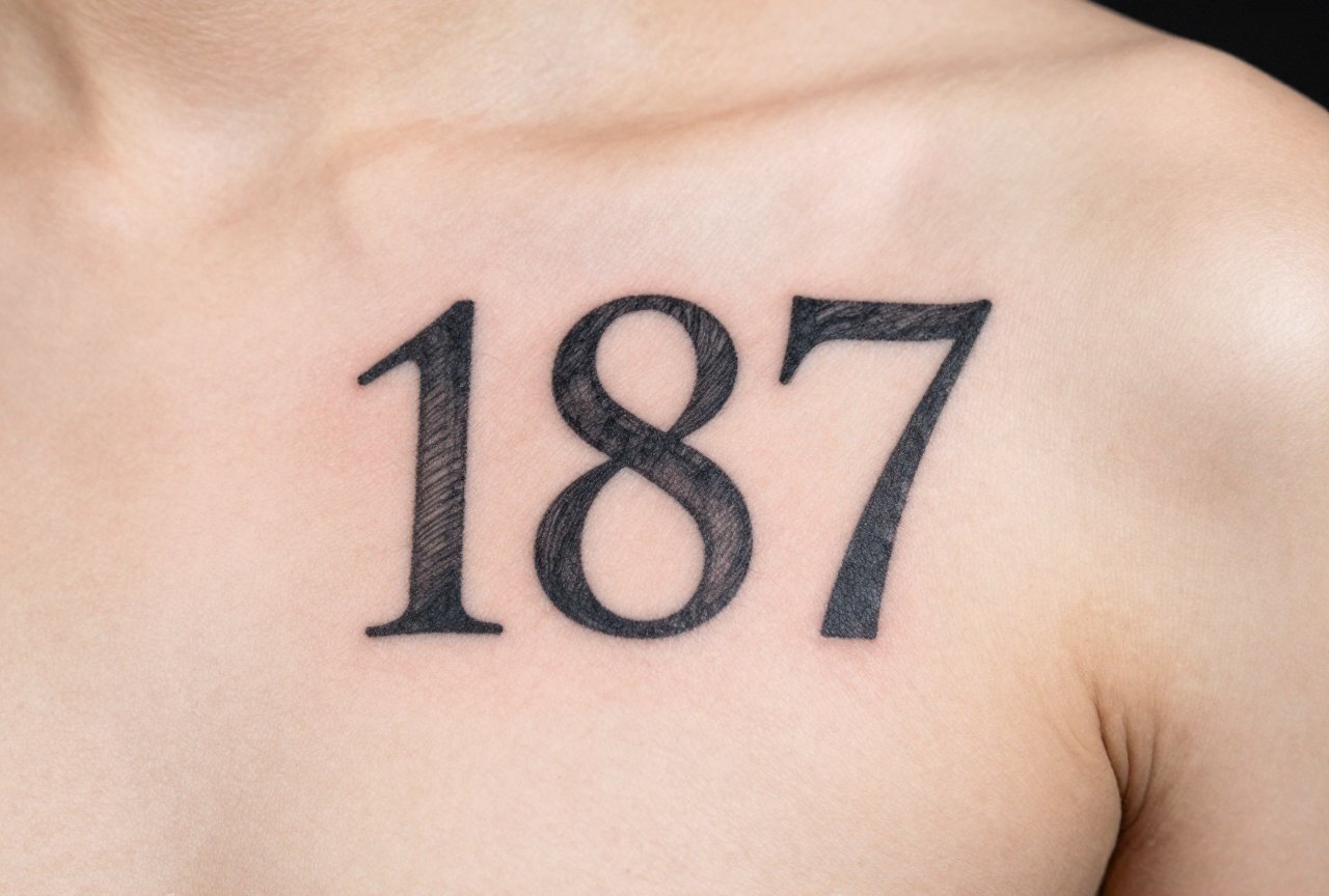 187 Tattoo Meaning: Street Code, Penal Code, and Ink