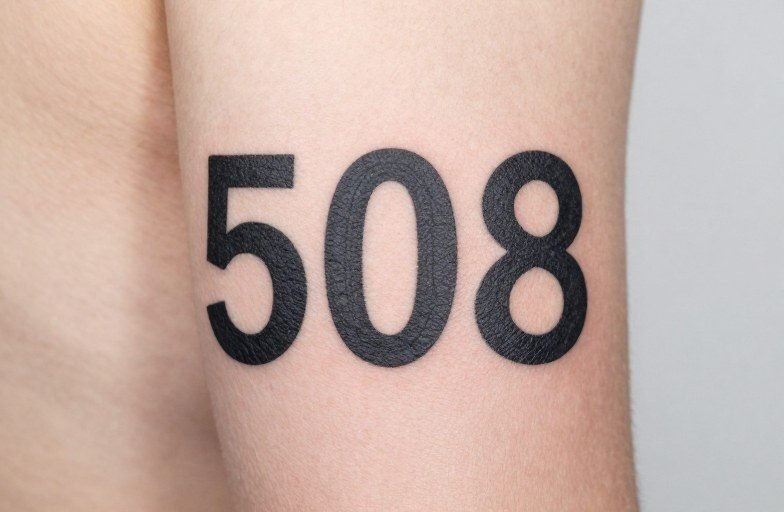 508 Tattoo Meaning for Guys: Symbolism, Styles Placement