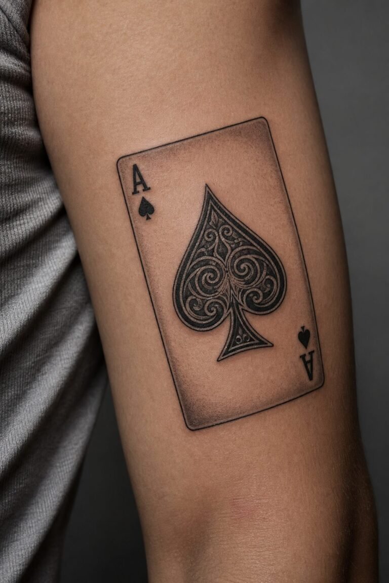 Ace of Spades Tattoo Meaning: Symbolism, History & Variations