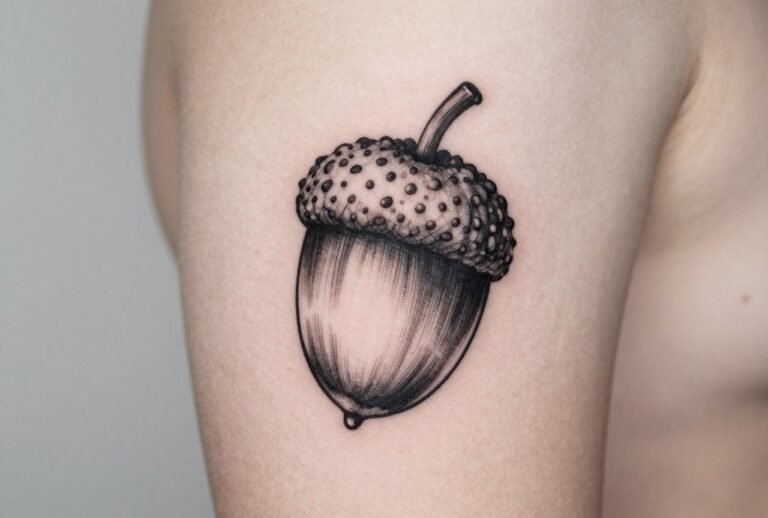 Acorn Tattoo Meaning: Growth, Strength & Hidden Potential