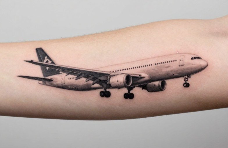 Aeroplane Tattoo Meaning: Travel, Freedom & Adventure