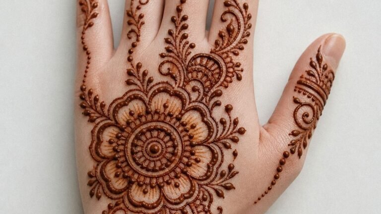 I Tried Aesthetic Mehendi Designs For Palm Hand, Finally Clean