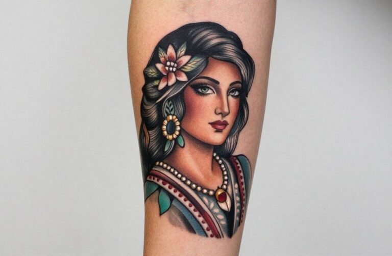 American Traditional Tattoos for Females: Style Guide