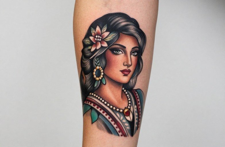 American Traditional Tattoos for Females: Style Guide