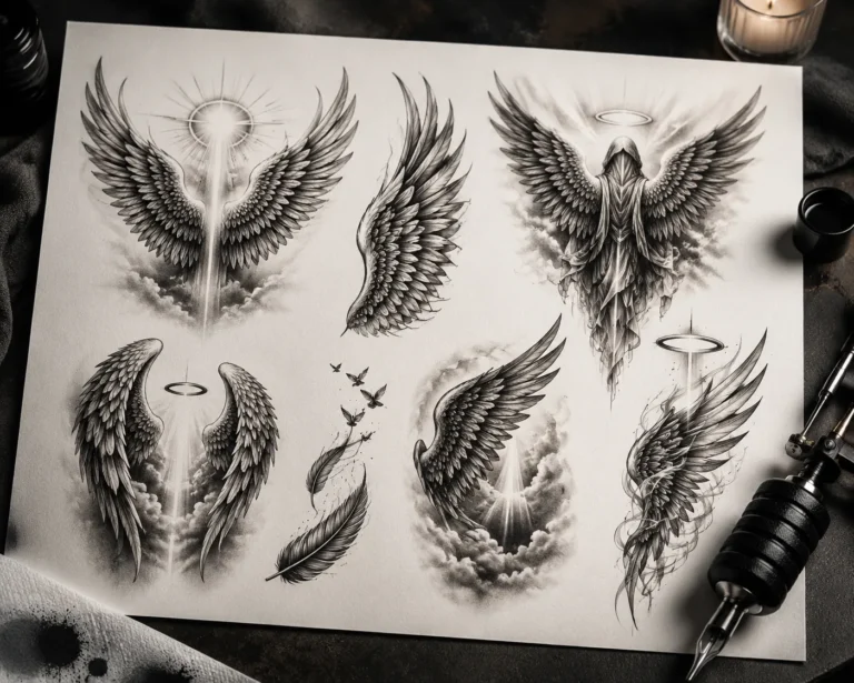 Angel Tattoo Ideas: Wings, Guardians, Memorials and Meaningful Placements