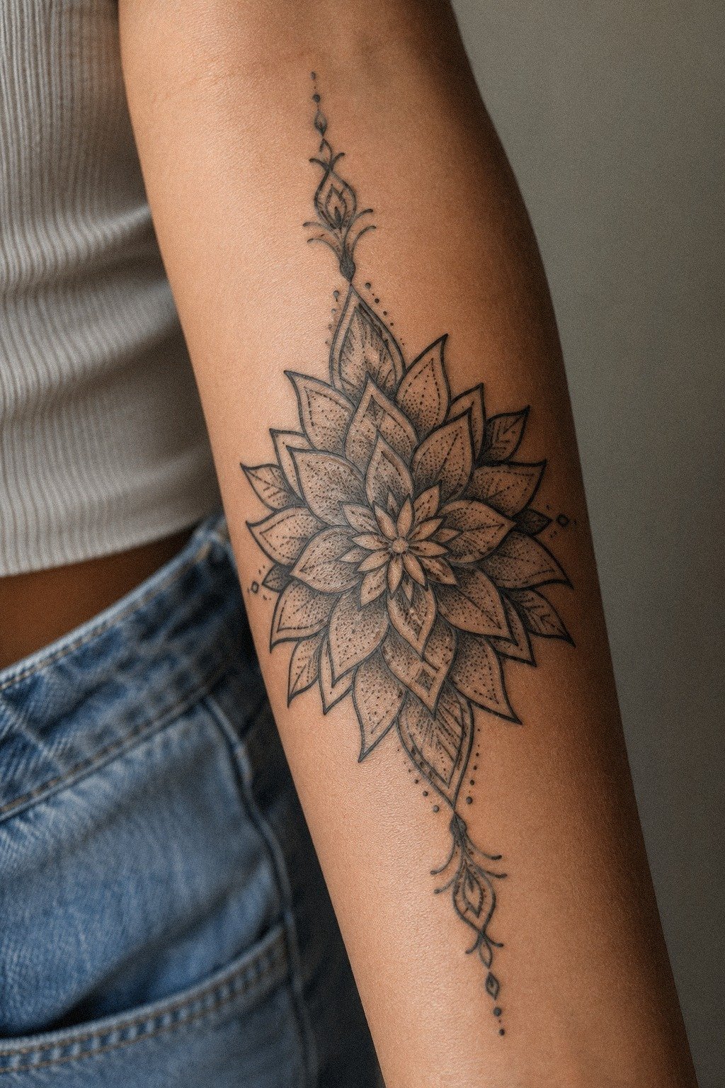 Pick A Simple Palm Mandala