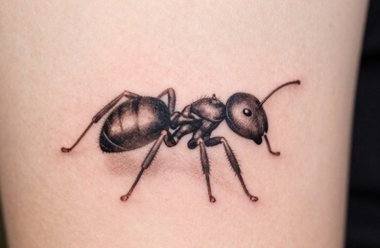 Ant Tattoo Meaning: Hard Work, Teamwork & Quiet Strength