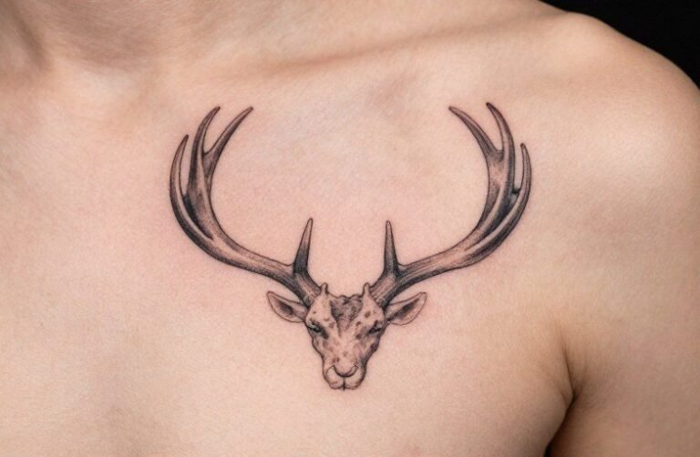 Antler Tattoo Meaning: Nature, Strength & Renewal
