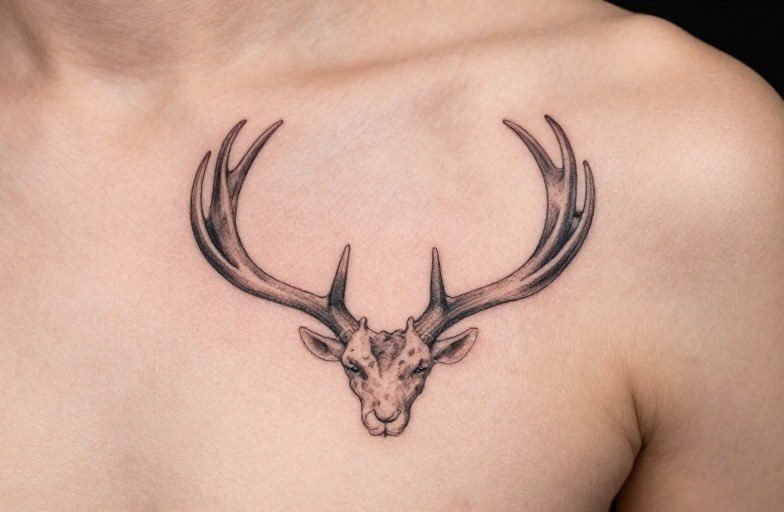 Antler Tattoo Meaning: Nature, Strength Renewal