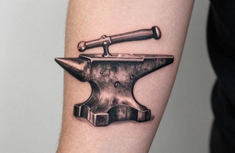 Anvil Tattoo Meaning: Strength, Craft, and Endurance