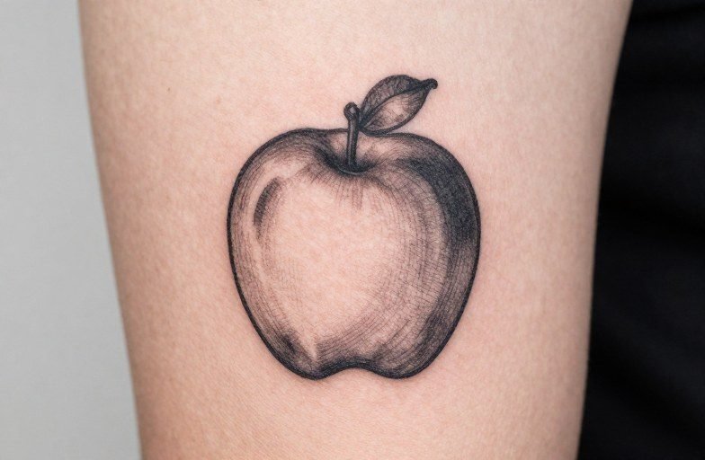 Apple Tattoo Meaning: Symbolism, Styles Placement