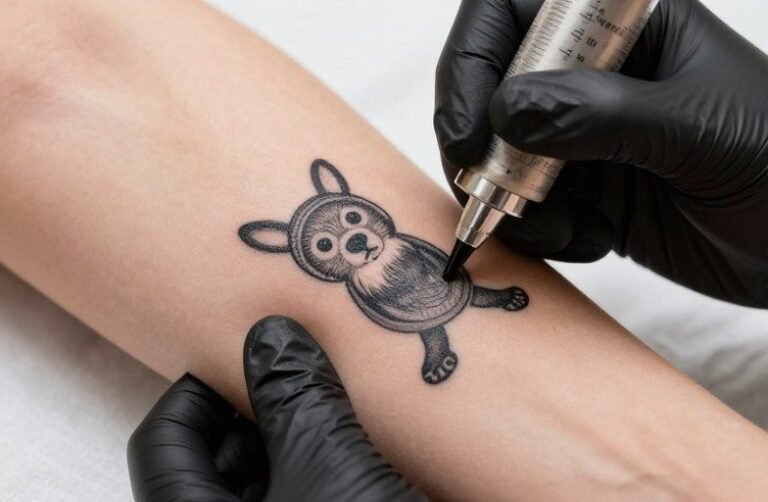 How to Apply a Water Transfer Fake Tattoo