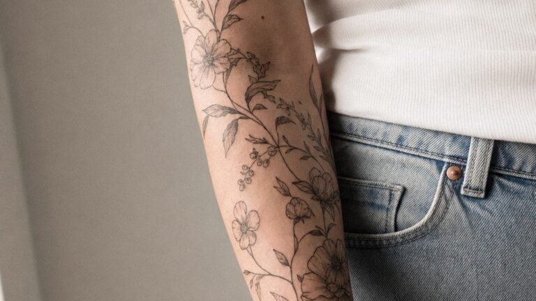 I Wanted Arm Sleeve Tattoos For Women, These Flow And Age Cleanly