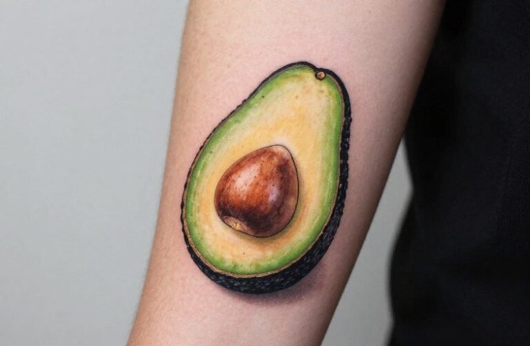 Avocado Tattoo Meaning: Growth, Health & Modern Wit