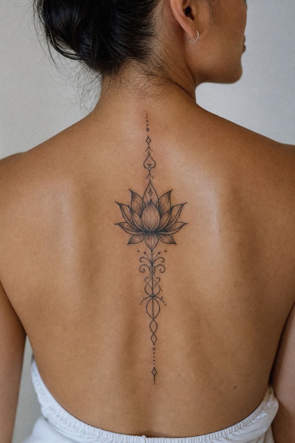 Why does a lotus work so well on the upper spine?