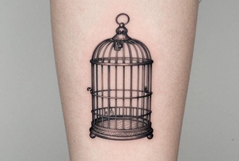 Bird Cage Tattoo Meaning: Freedom, Loss, and Captivity