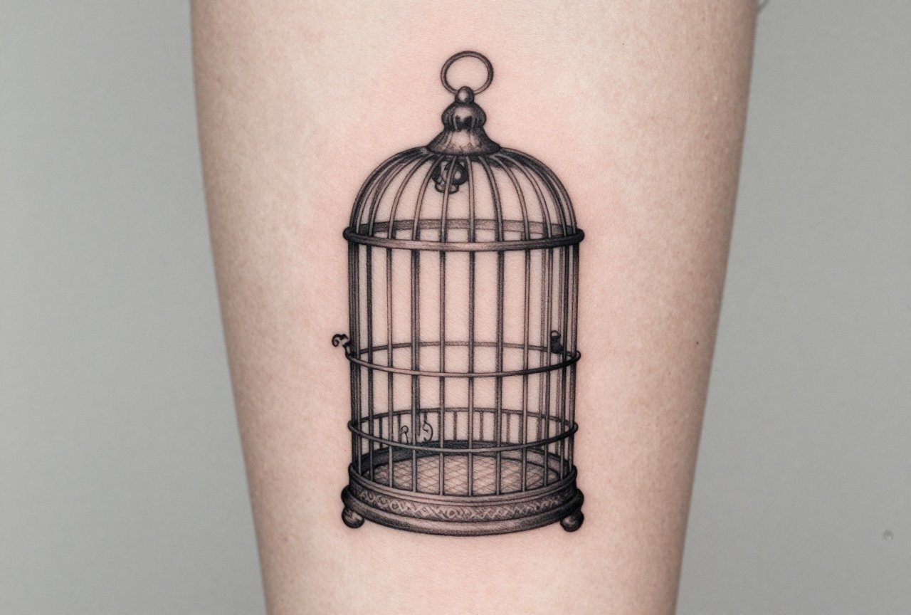 Bird Cage Tattoo Meaning: Freedom, Loss, and Captivity