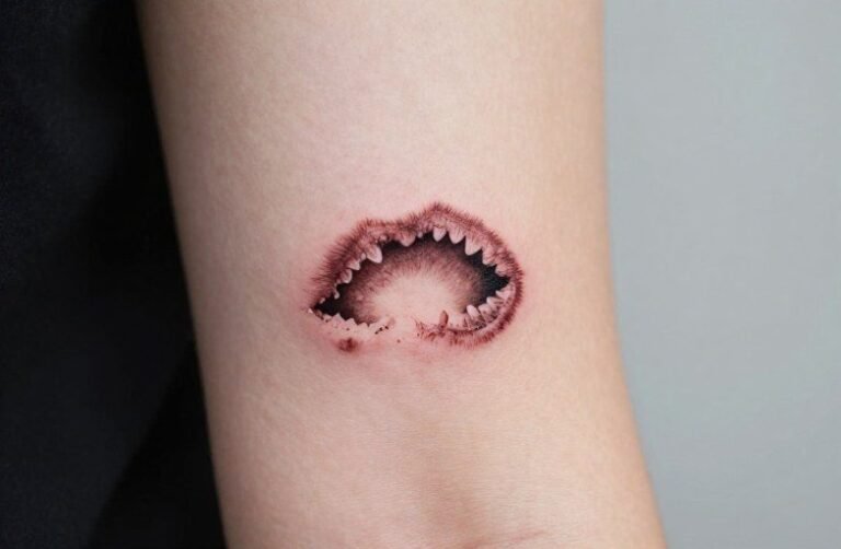 Bite Mark Tattoo Meaning: Pain, Passion, and Possession