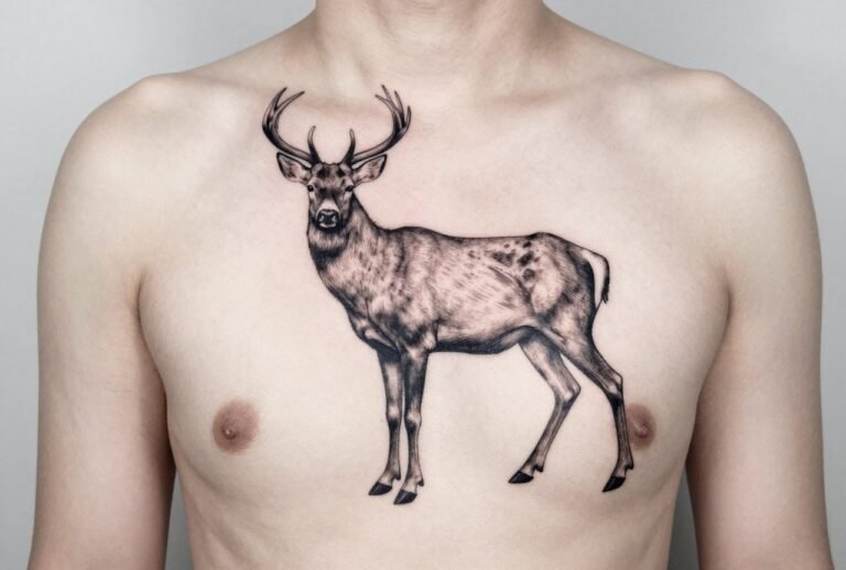 Buck Tattoo Meaning: Strength, Renewal & Masculine Energy