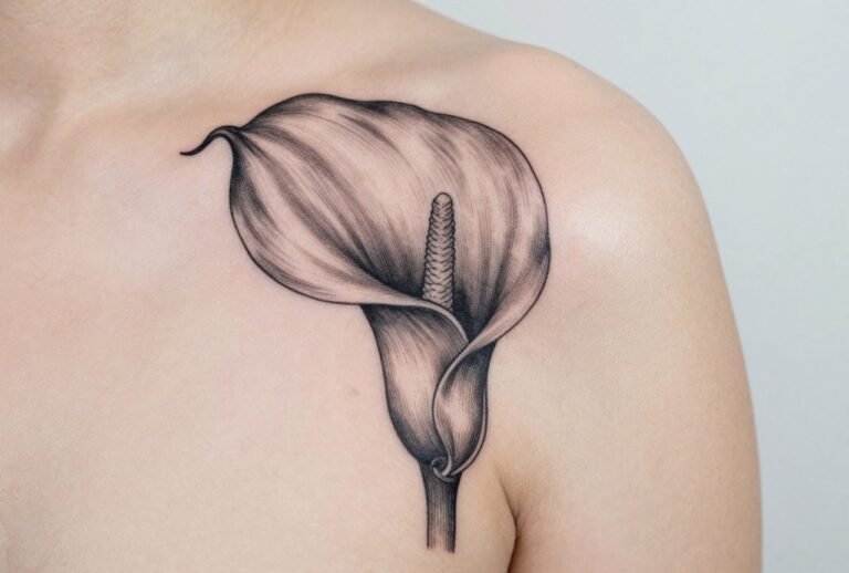 Calla Lily Tattoo Meaning: Beauty, Rebirth & Quiet Strength
