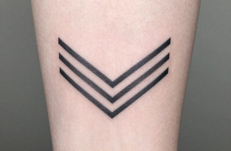 Chevron Tattoo Meaning: Symbolism, Styles & Placement Guide