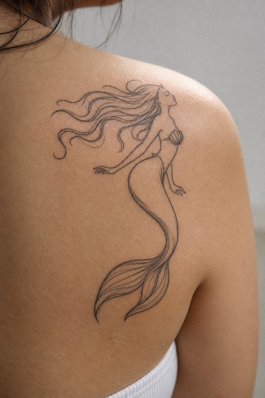 Pick A Whimsical Mermaid Tattoo Silhouette