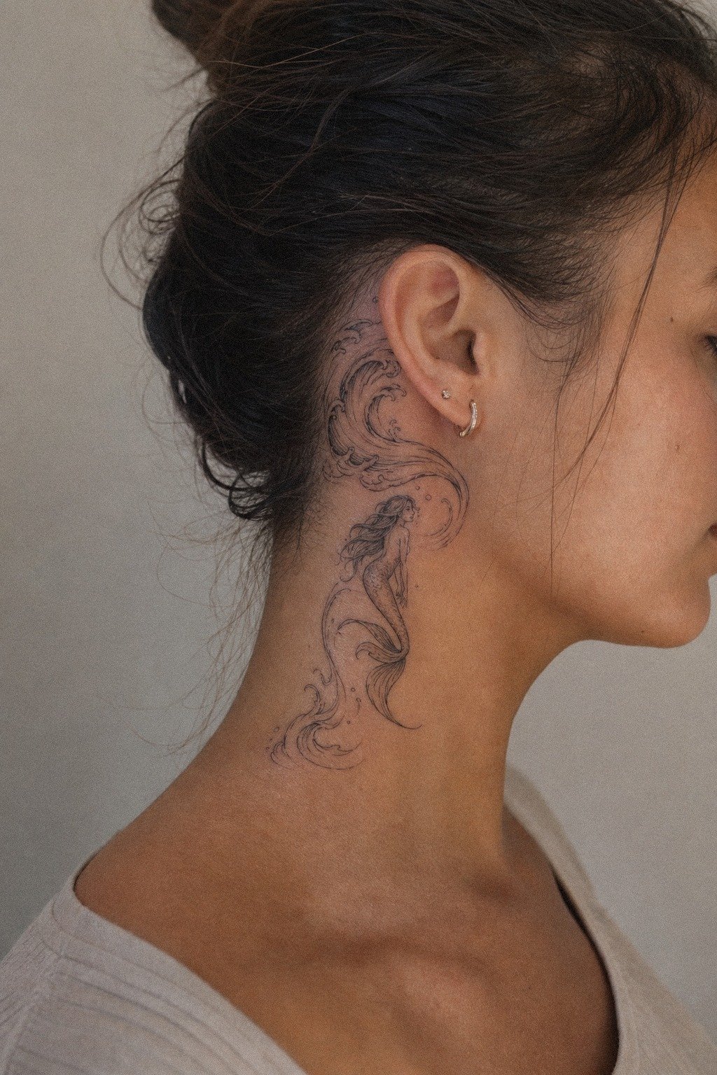 Choose An Ocean Wave Mermaid Tattoo