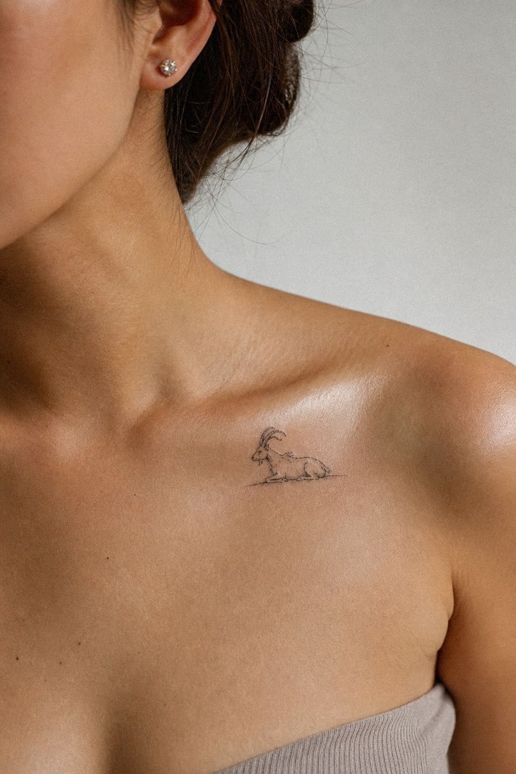 Single Needle Zodiac Animal Tattoo