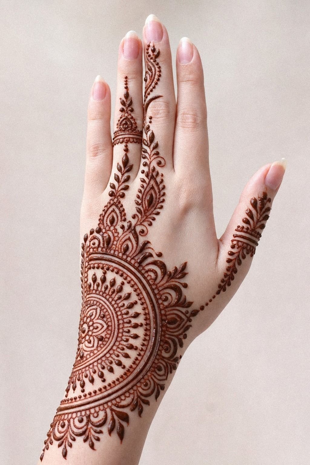 Why Does a Half-Palm Mandala Feel More Current?