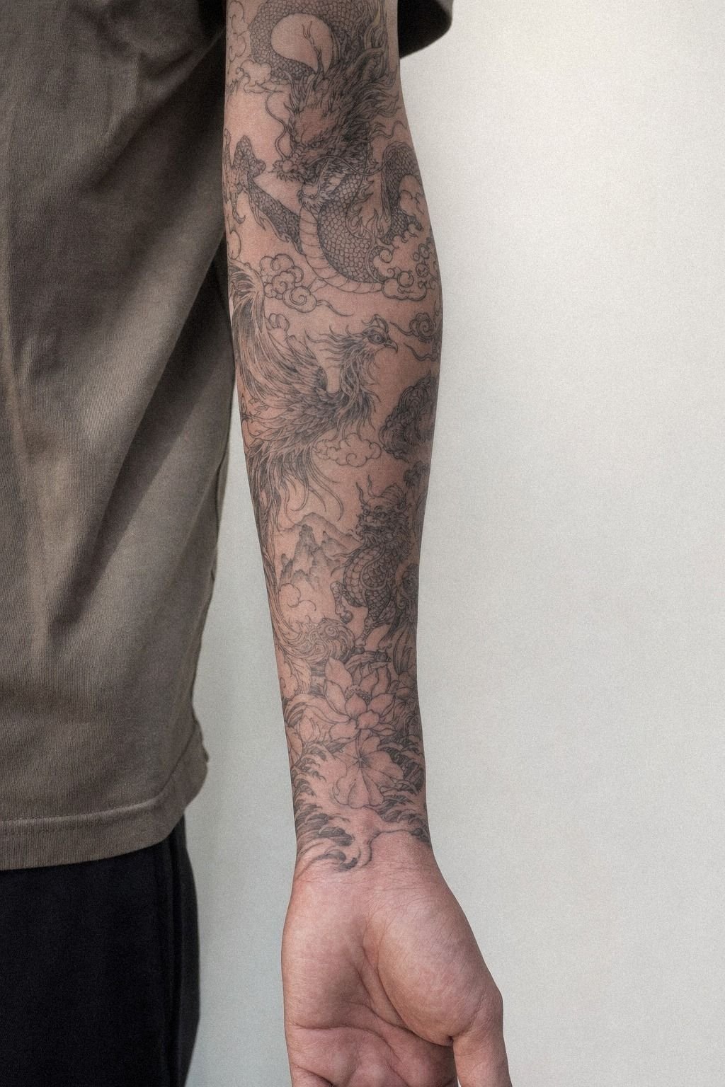 Shaolin-Scale Storytelling for a Full Sleeve