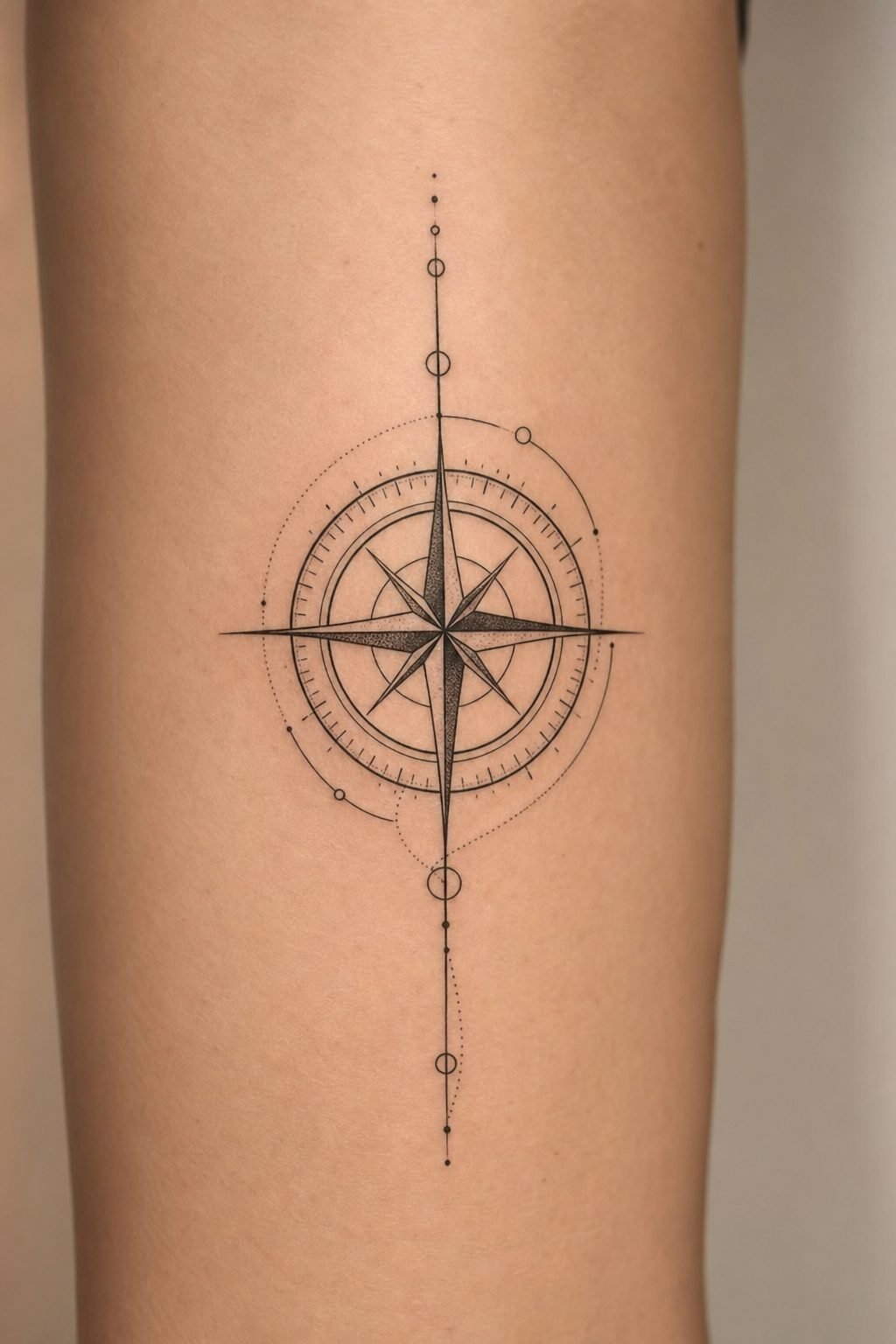 Compass Tattoo Drawing Designs
