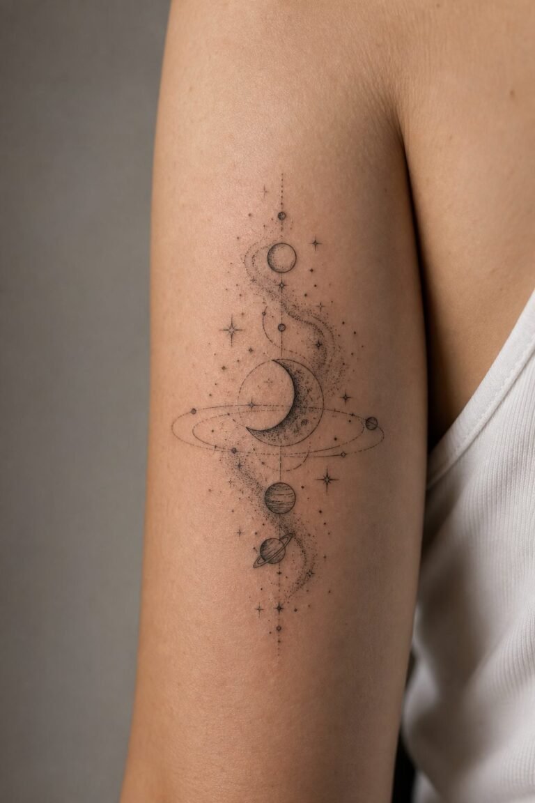 Cosmic Tattoo Ideas: Stars, Nebulas & Beyond