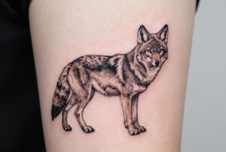 Coyote Tattoo Meaning: Trickster, Survivor, Wild Spirit