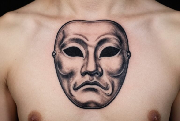 Drama Mask Tattoo Meaning: Comedy, Tragedy & Life’s Duality