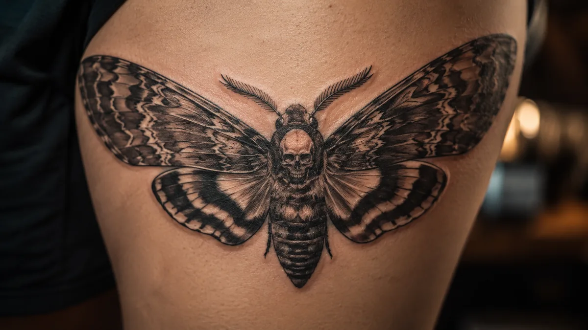 Death Moth Tattoo tattoo