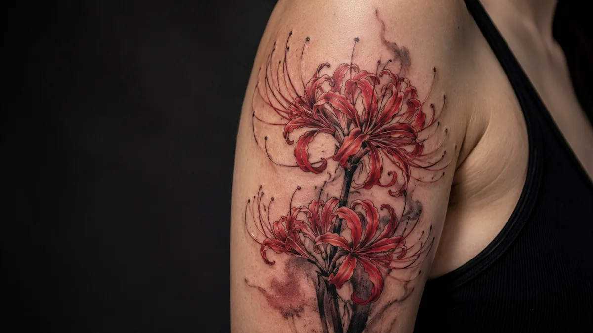 Spider Lily Tattoo tattoo