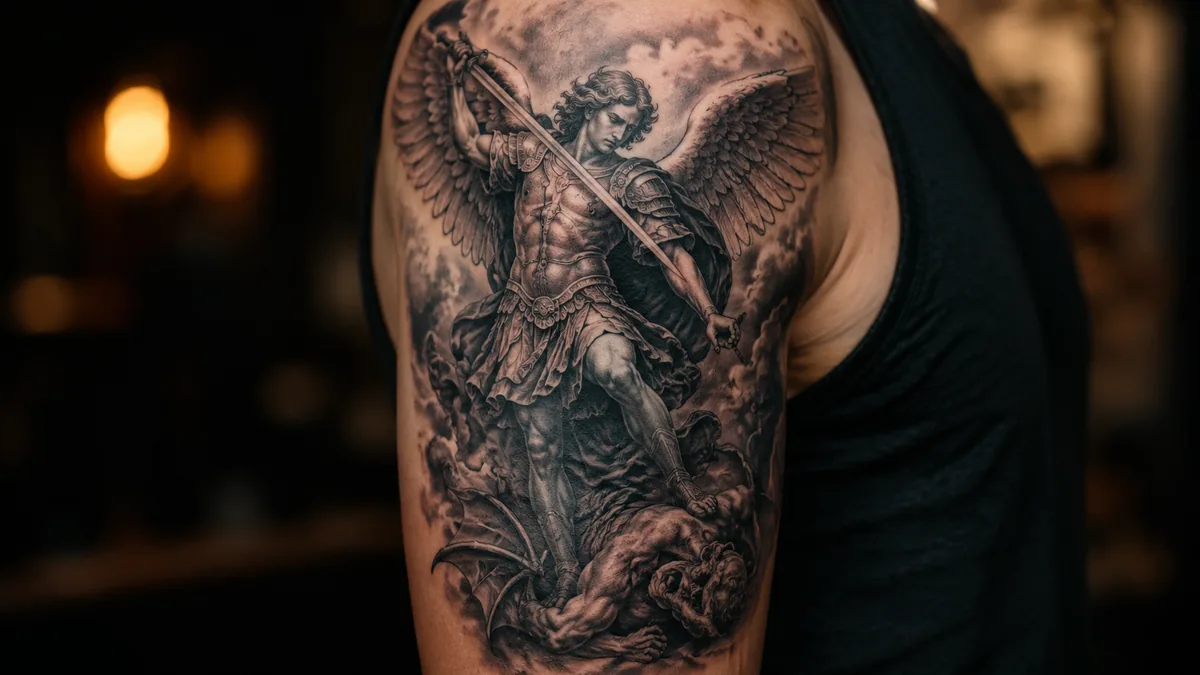 Angel Michael Tattoo tattoo