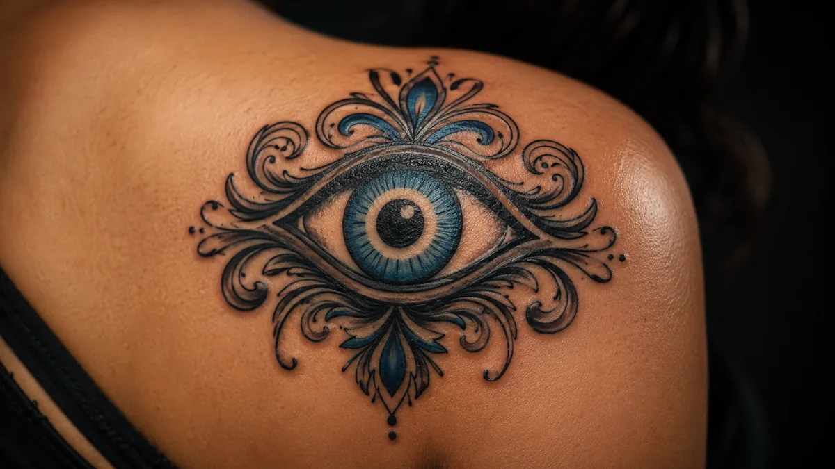 Greek Eye Tattoo tattoo