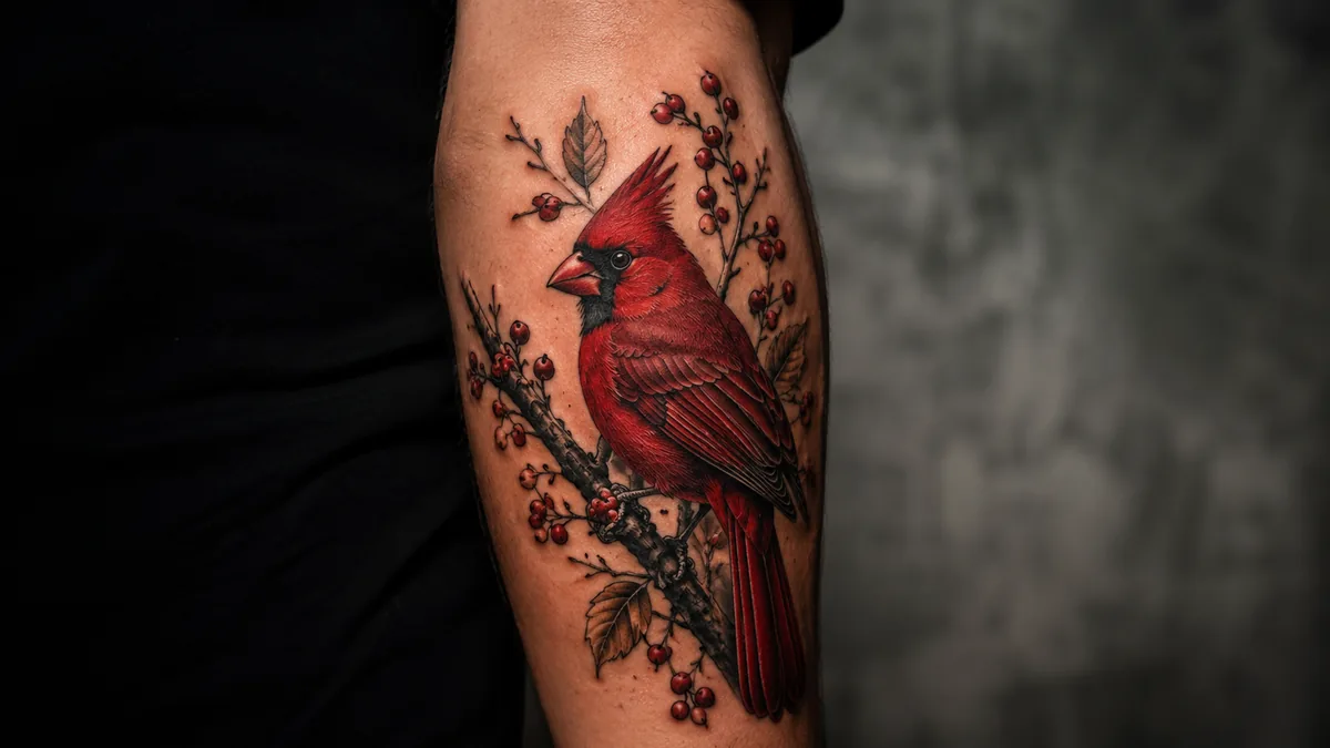 Cardinal Tattoo tattoo